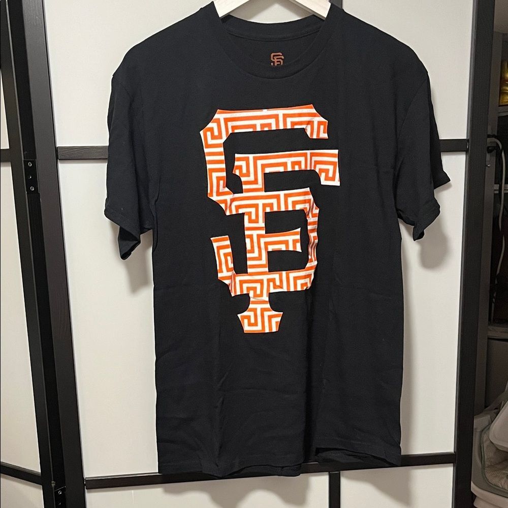San Francisco Giants Gigantes Black Graphic T-Shirt Men's Size Large